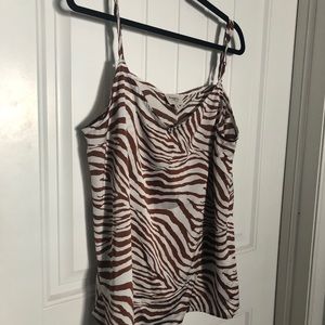 Silk Zebra Top - Never Worn!!!